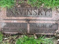 Savinsky, John J. and Elsie M